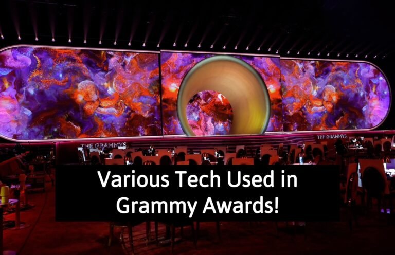 Various Tech Used in Grammy Awards Function
